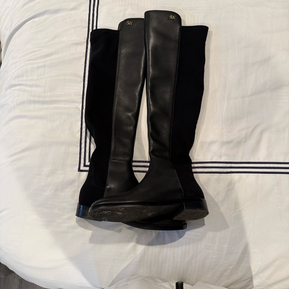 Stuart Weitzman Black Winter & Rain Boots - Picture 3 of 3